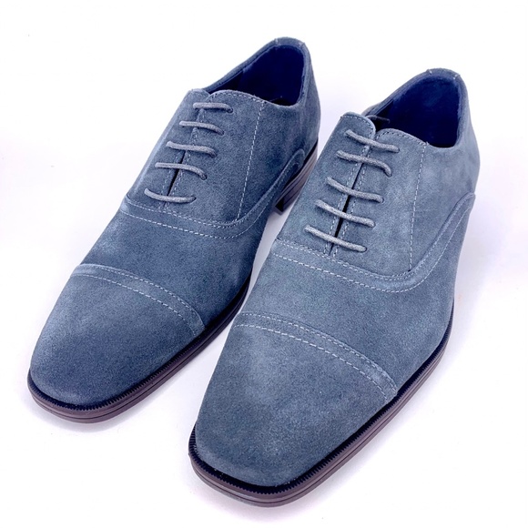 Joseph Abboud Other - Joseph Abboud Aaron Leather Lace-Up Loafer Gray